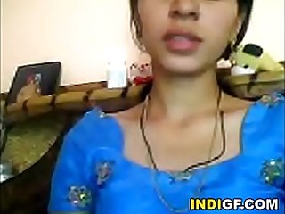 Beautiful Desi Girl Shows Her Tiny Tits On Cam